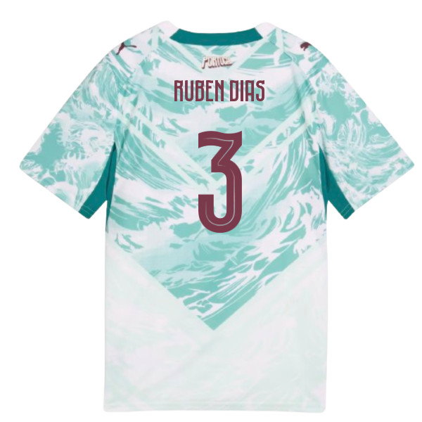 2026-2027 Portugal Away Shirt (Kids) (Ruben Dias 3)-SoccerKits Hub | Buy Soccer Jerseys Online